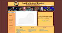 Desktop Screenshot of parishofstjohnneumann.org